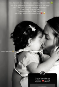 "Não há nada pior do que ter a minha filha doente"