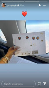 O presente da filha que 'derreteu' Georgina (e não custou 1 cêntimo)