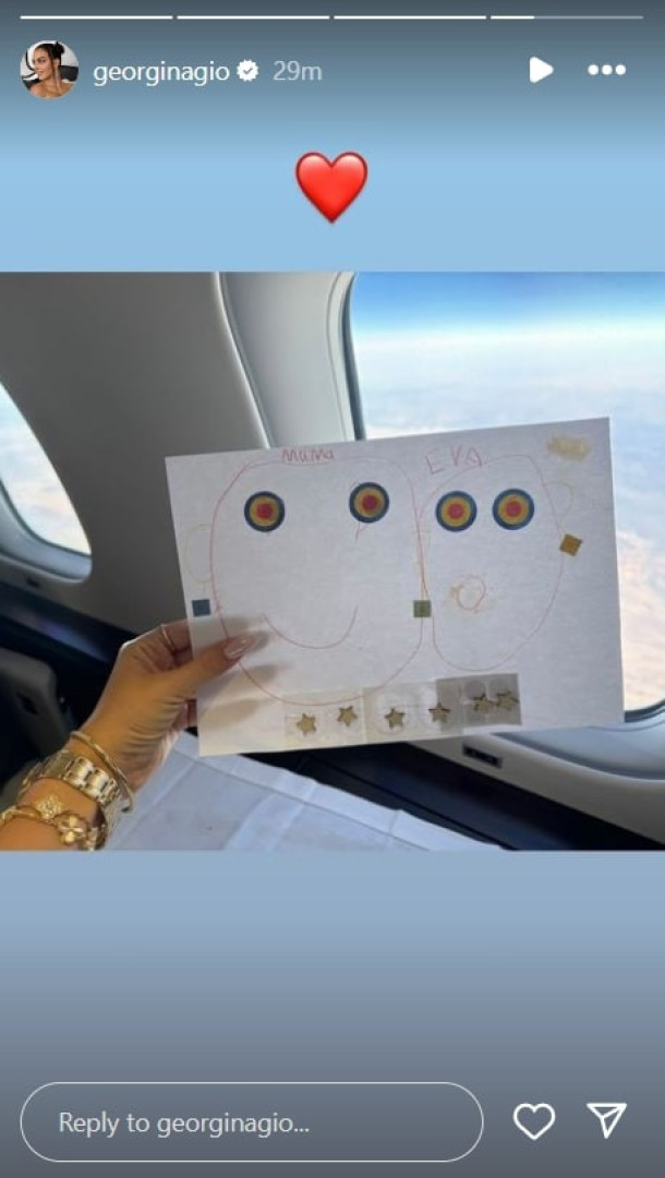 O presente da filha que ‘derreteu’ Georgina (e não custou 1 cêntimo)