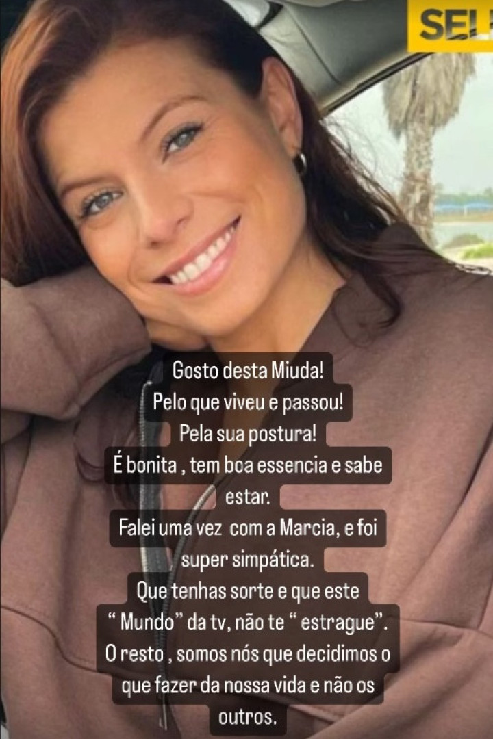 Pedro Soá deixa grandes elogios a Márcia Soares: "Gosto desta miúda"