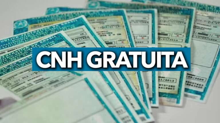 CNH Gratuita: Inscrições Abertas. Confira!