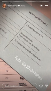 Cristina Ferreira já foi votar. Apresentadora faz apelo aos fãs