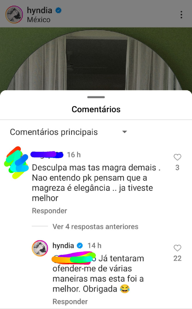 Seguidor diz que Rita Pereira está "magra demais". Atriz reage