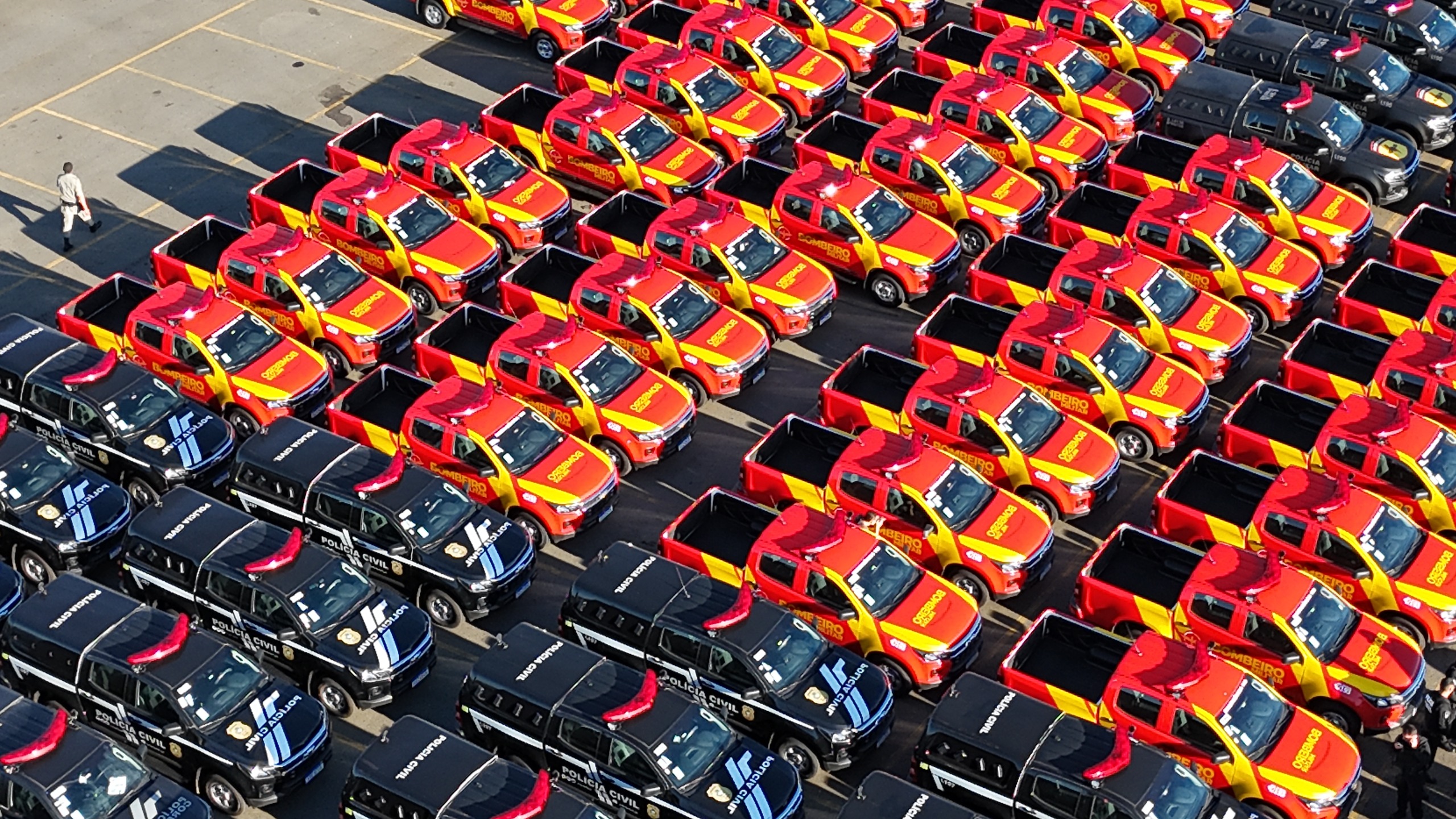 segurança pública de Goiás recebem 3.061 novas viaturas