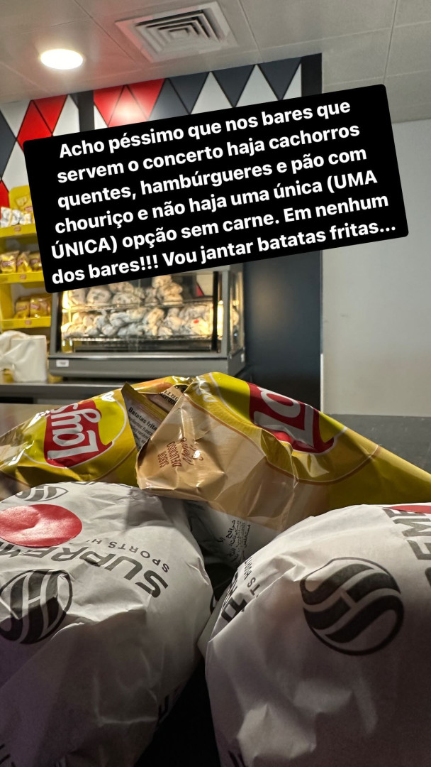 Durante concerto de Taylor Swift, Catarina Raminhos deixa reclamação