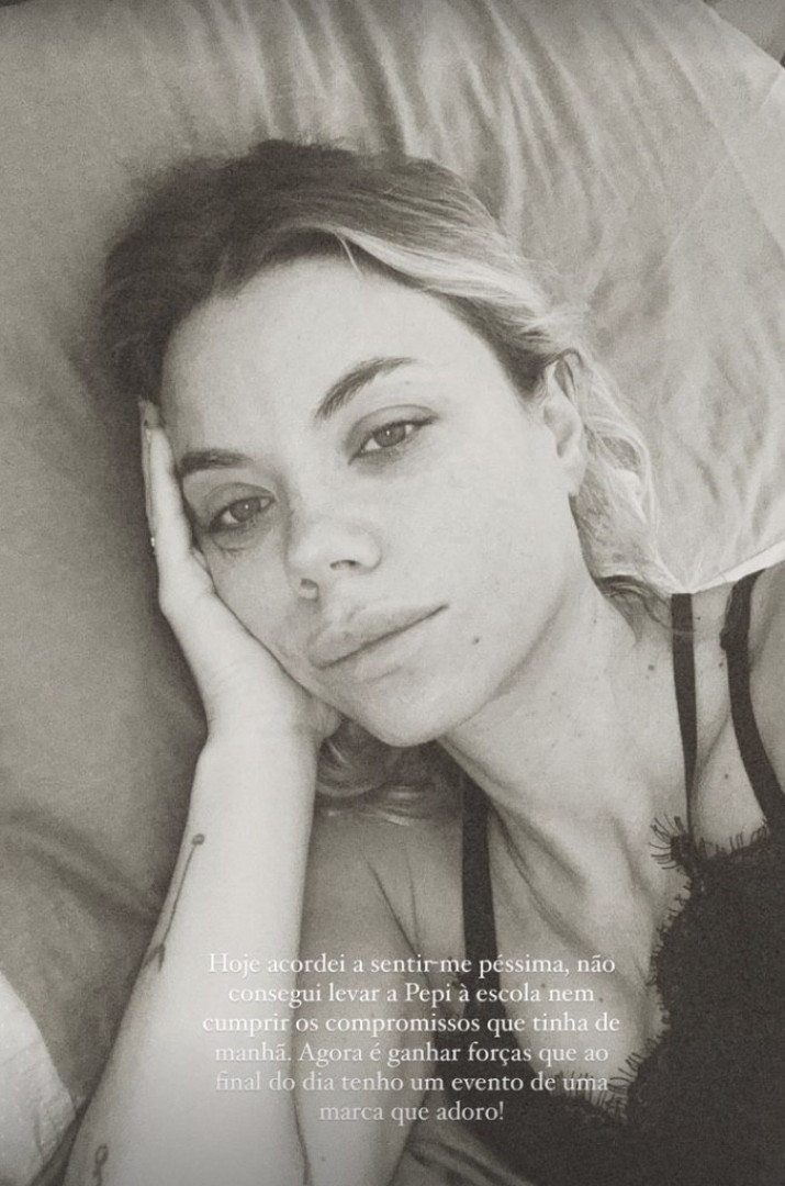 Mel Jordão revela que está adoentada: "Acordei a sentir-me péssima"