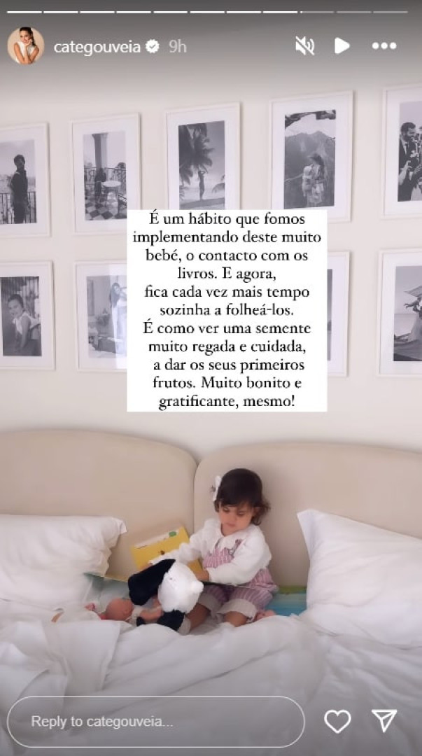 O hábito que passou à filha que deixa Catarina Gouveia de coração cheio