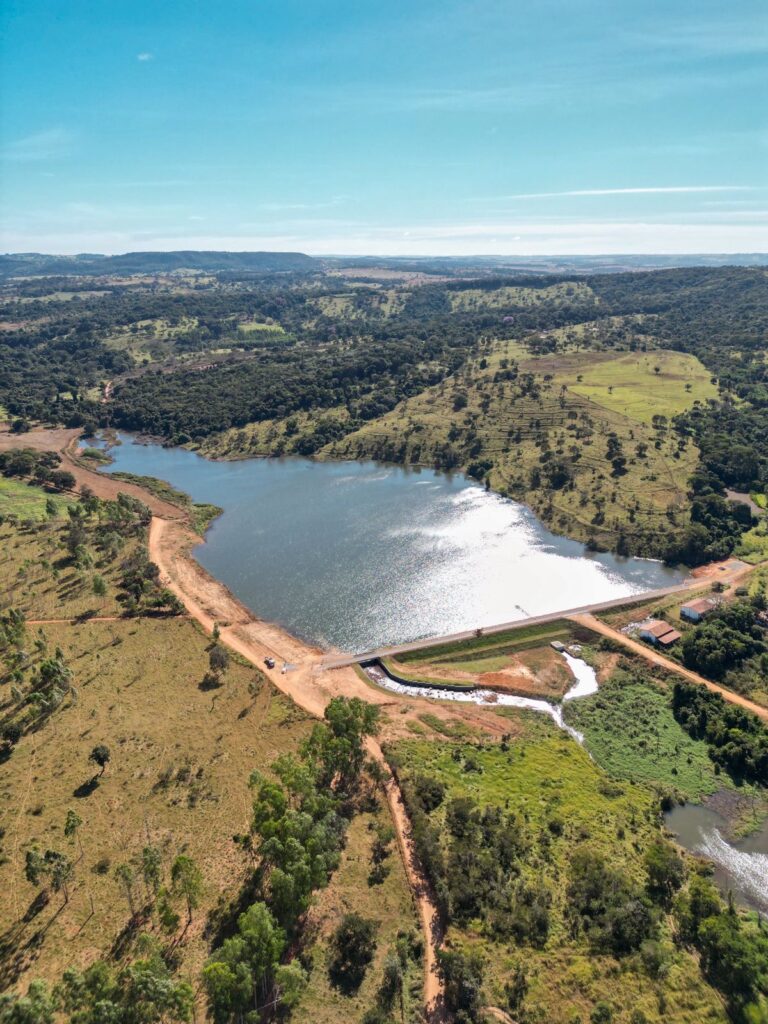 Prefeitura de Senador Canedo inaugura maior represa de água bruta da cidade