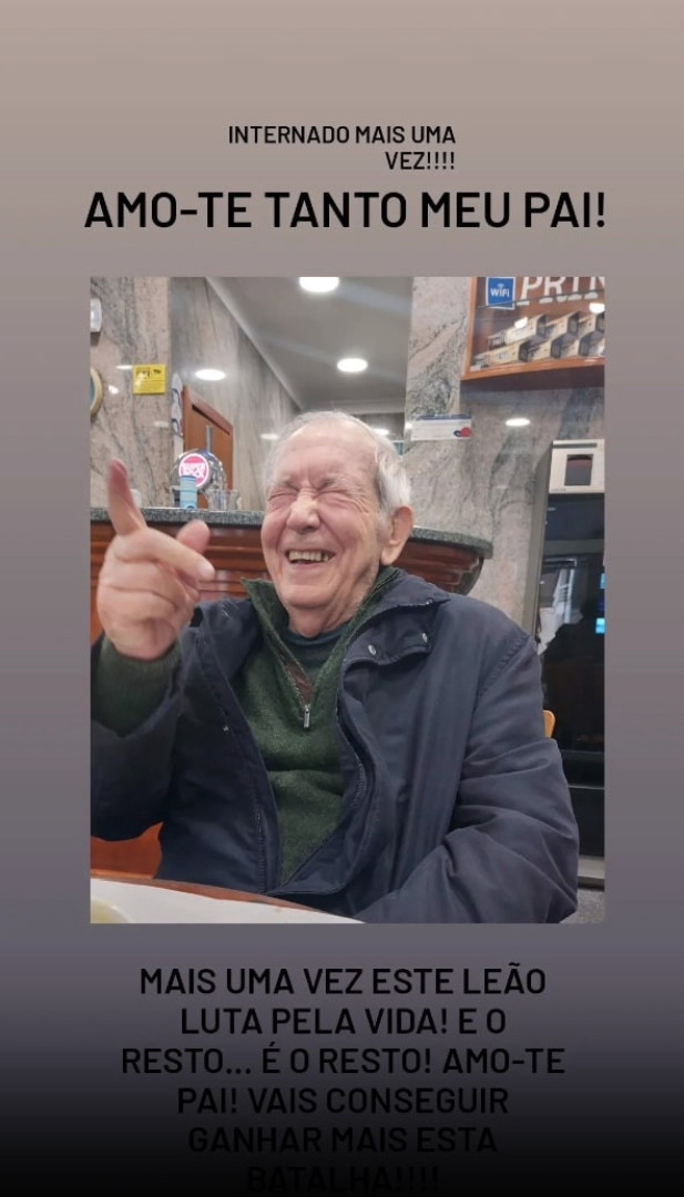 "Internado", pai de Bruno de Carvalho "luta pela vida"