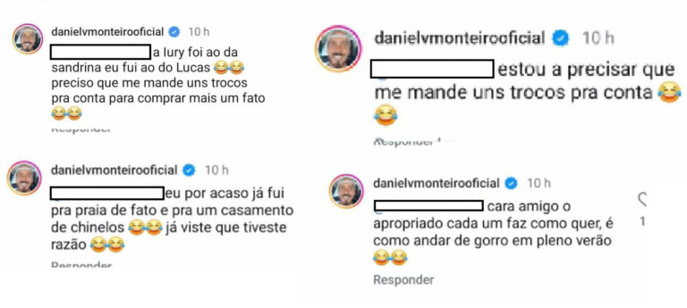 "Mal vestido"? Daniel Monteiro reage a críticas sobre look para casamento