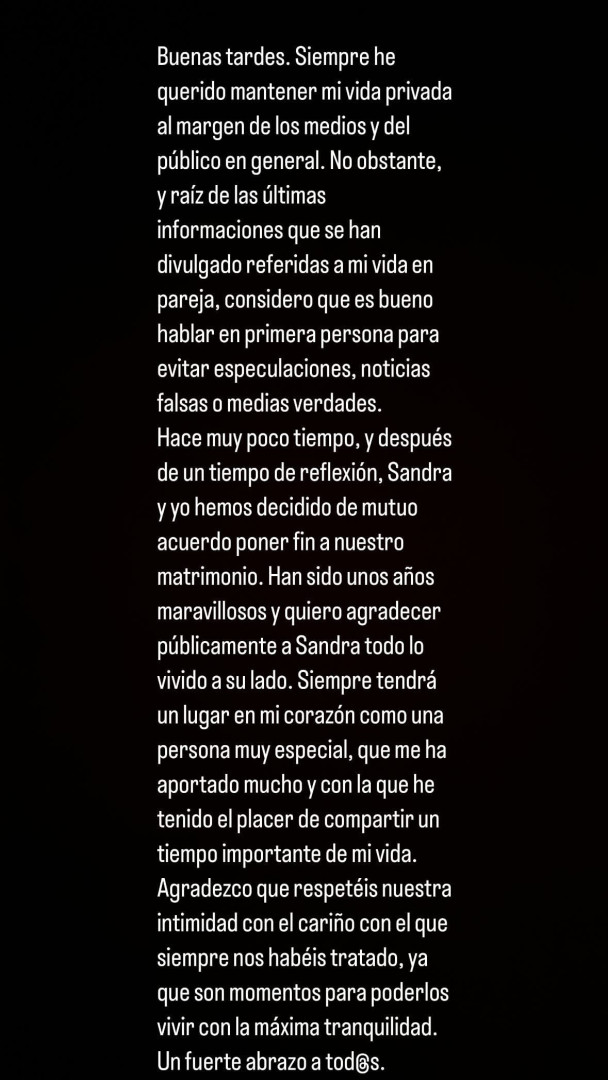 Marco Asensio e Sandra Garal separam-se menos de um ano após o ‘sim’