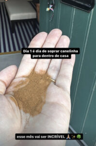 O ritual que Bruna Gomes não dispensa no primeiro dia do mês