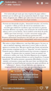 "Sabiam perfeitamente que estavam a enganar as pessoas que vos seguem"