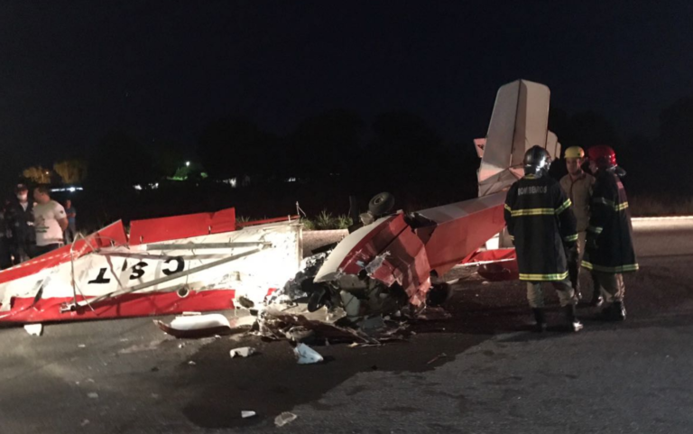 Avião que caiu em aeroporto e matou dois estava apto para voar, diz Anac