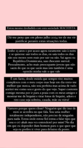 Bárbara Parada quebra silêncio e partilha longo desabafo