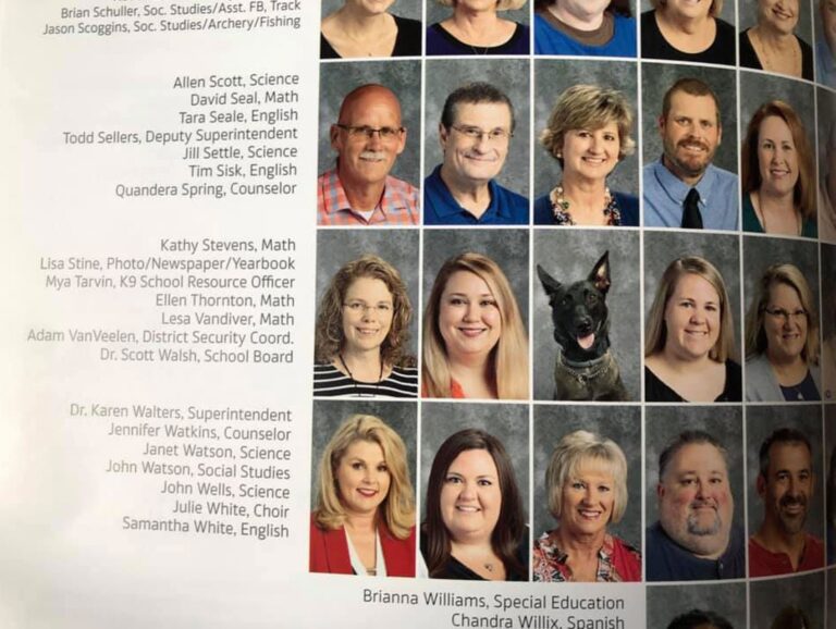 Cachorrinha tem foto incluída em ‘livro do ano’ de escola nos EUA