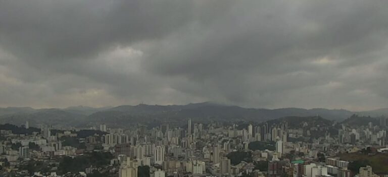 Céu nublado marca início da semana em cidades da Zona da Mata e Campo das Vertentes