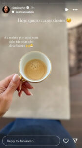 Dânia Neto desabafa: "As noites por aqui têm sido desafiantes"