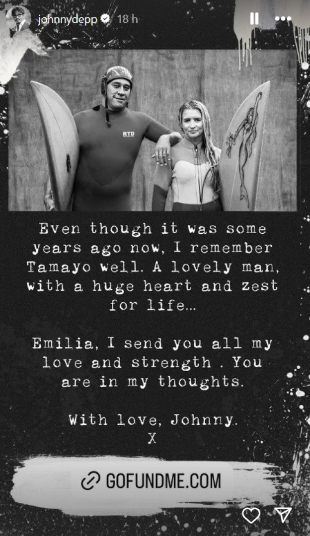 Johnny Depp lamenta morte de colega de ‘Piratas das Caraíbas’