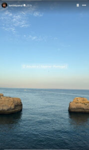 Jovem futebolista Lamine Yamal está de férias em Portugal