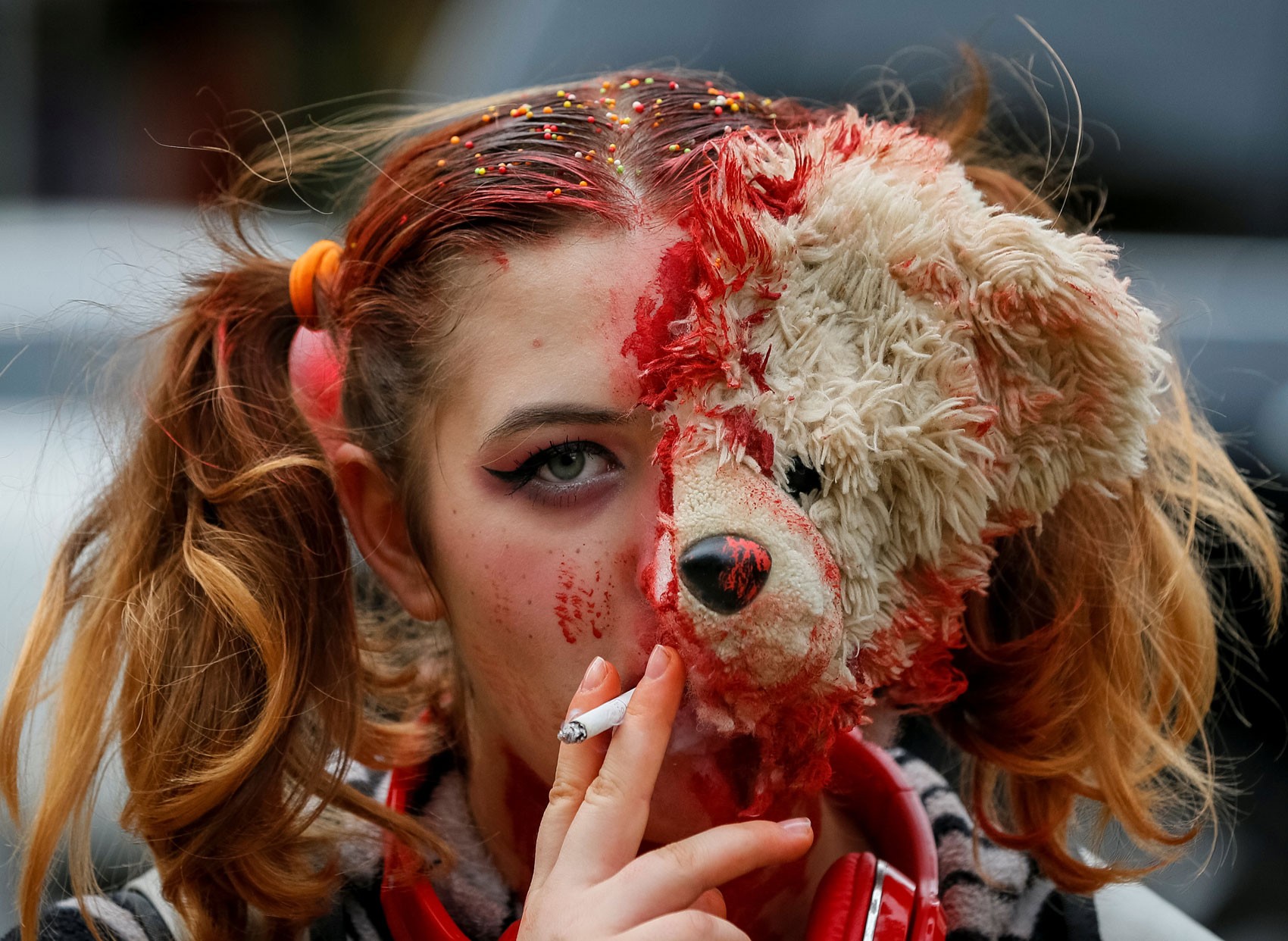 Ucrânia faz parada zumbi
