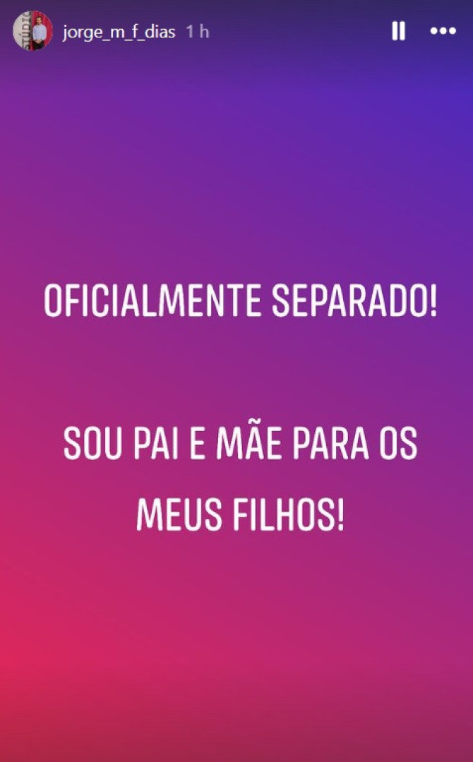 Jandira Dias oficialmente separada A mensagem do ‘ex’