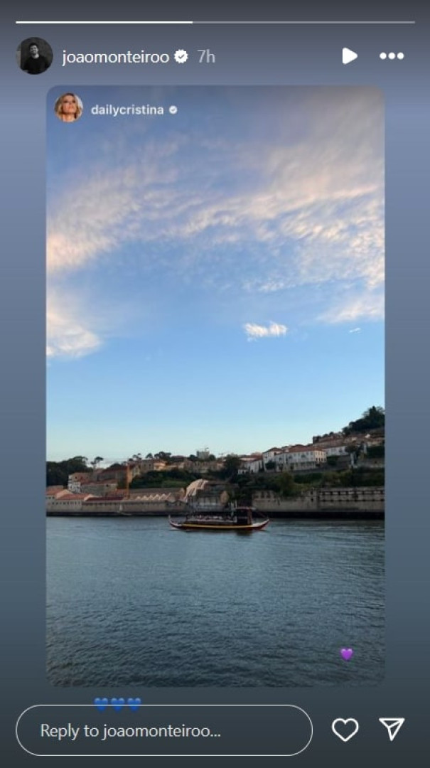 João Monteiro destaca ‘mensagem’ deixada por Cristina Ferreira