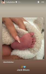 Justin Bieber e Hailey já foram pais pela 1.ª vez. A imagem do bebé