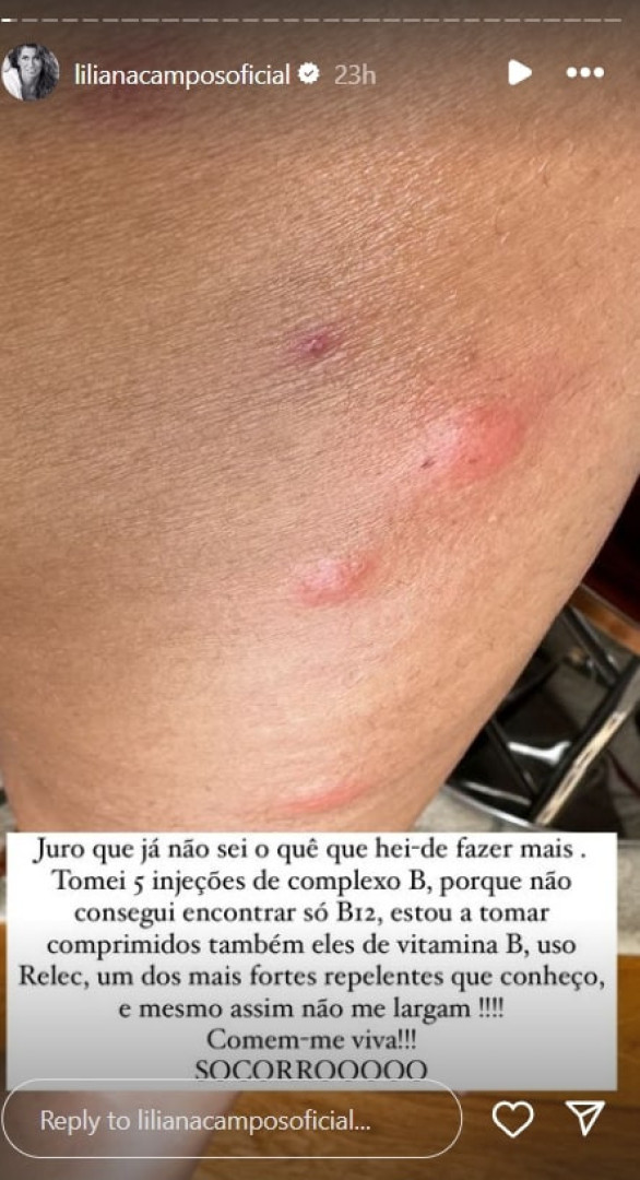 No paraíso, Liliana Campos queixa-se: “Não sei mais o que fazer. Socorro”