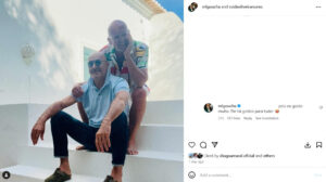 Goucha responde a seguidora que "não gostou" desta foto com Rui Oliveira