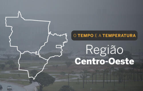 PREVISÃO DO TEMPO: chuvas atingem quase todo o Centro-Oeste, nesta sexta-feira (1°)