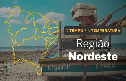 PREVISÃO DO TEMPO: Nordeste terá céu alternando entre muitas e poucas nuvens nesta terça-feira (19)