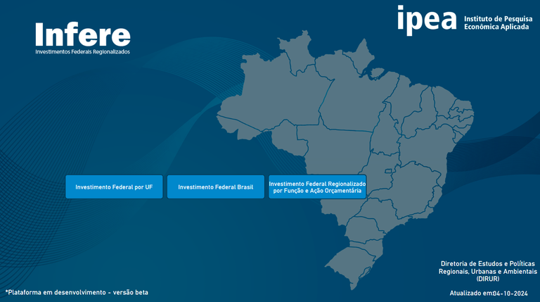 Políticas púbicas: plataforma mapeia investimentos federais no Brasil