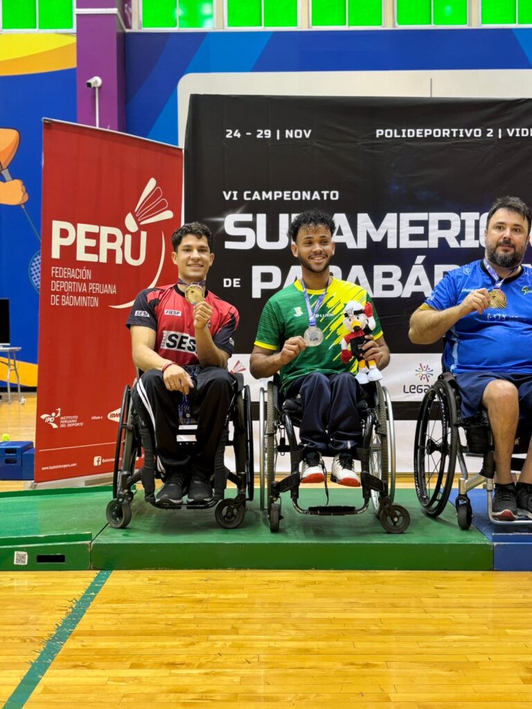 Atletas de Senador Canedo conquistam medalhas no Campeonato Sul-Americano de Parabadminton