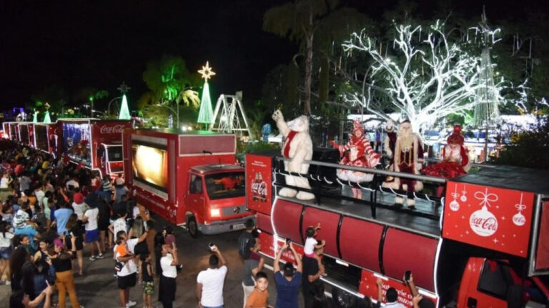 Aparecida de Goiânia recebe caravana iluminada da Coca-Cola; veja a rota