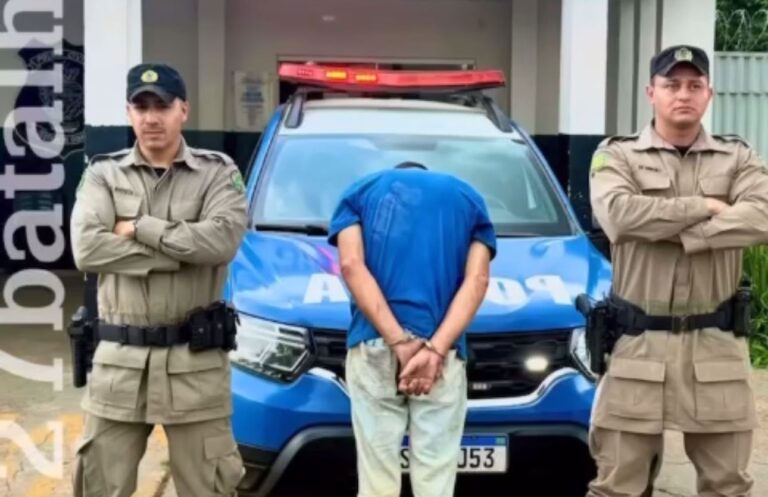 Homem é preso após invadir casa, roubar objetos e ameaçar proprietária em Senador Canedo
