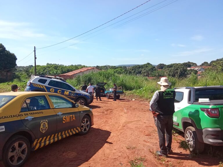 Semma e GCM intensificam  combate ao decarte irregular de lixo ,em Aparecida