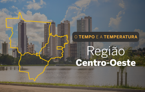 PREVISÃO DO TEMPO: Instabilidades provocam pancadas de chuva no Centro-Oeste