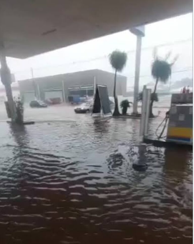 Chuva forte causa estragos em Senador Canedo
