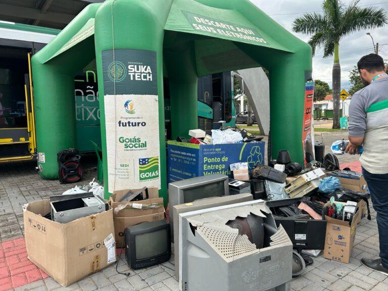 Prefeitura  de Senador Canedo  realiza  ação para descarte  correto de lixo  eletrônico