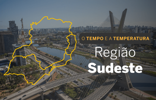 PREVISÃO DO TEMPO: calor continua no Sudeste, SP tem alerta de chuvas intensas