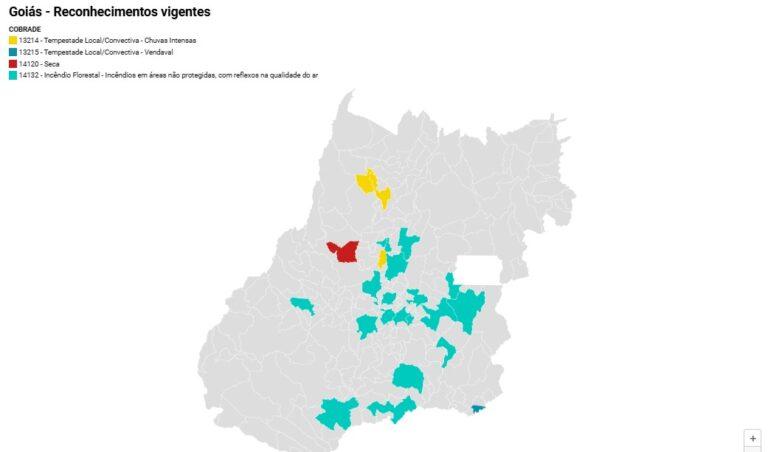Santa Terezinha de Goiás (GO) obtém reconhecimento de situação de emergência por causa das fortes chuvas