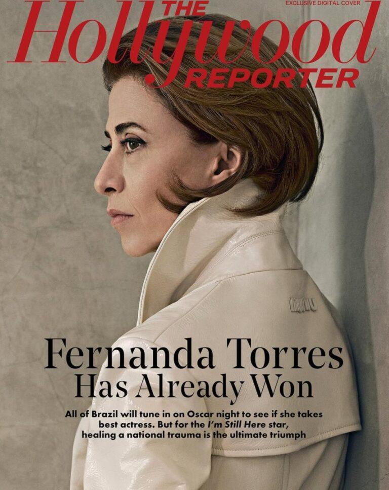 Fernanda  Torres é capa de revista americana com  título “Já  ganhou”