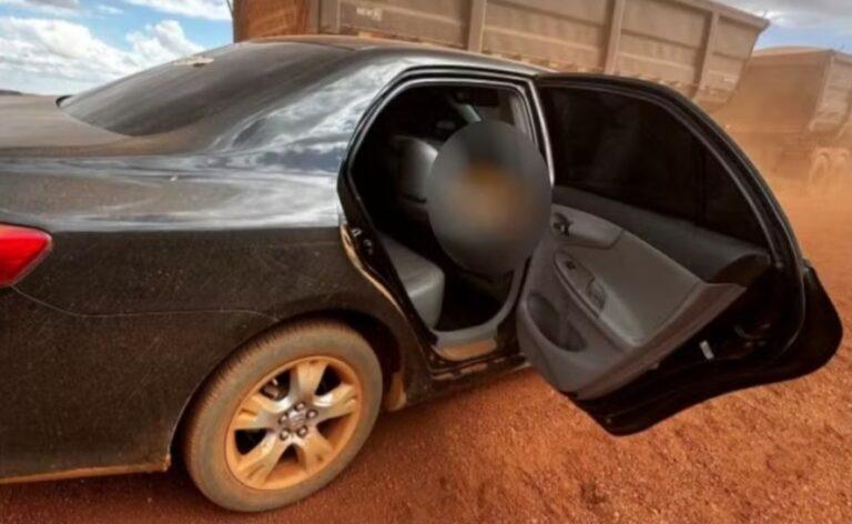 Com corpo no carro,homem diz ter sofrido assalto, mas confessa feminicídio