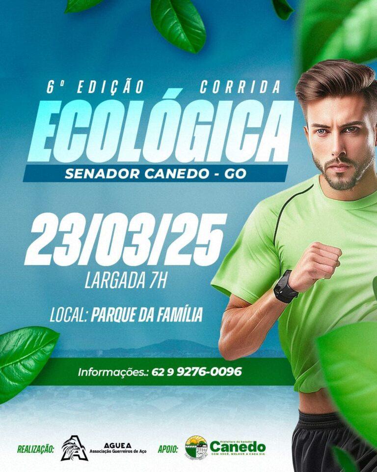 Senador Canedo tem 6° edição da corrida Ecológica neste próximo domingo (23)