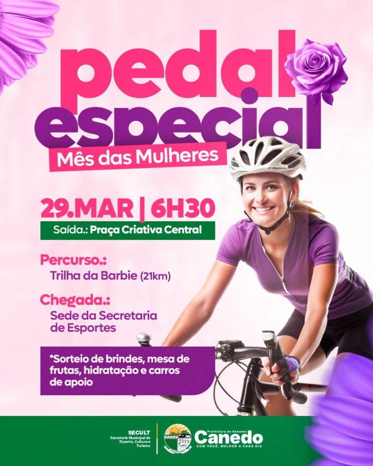 Senador Canedo  realiza Pedal Especial em Homenagem ao Mês da Mulher