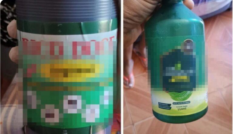 Mulher toma veneno após confundir embalagem com medicamento para o estômago