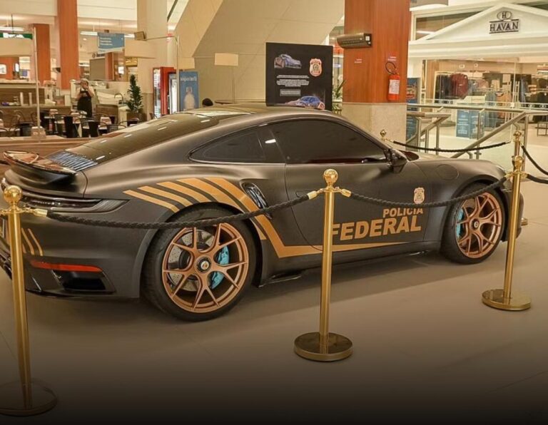 Porsche de R$1,5 milhão vira viatura da PF em Santa Catarina
