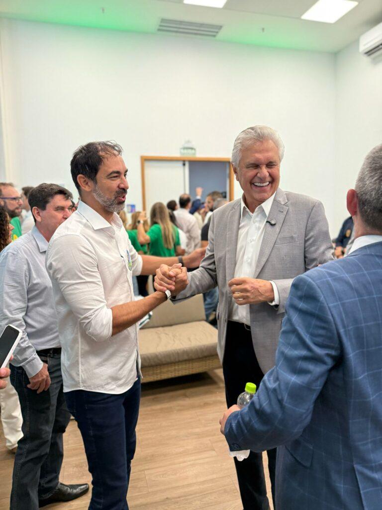Pellozo participa do lançamento da pré-candidatura  de Caido à Presidência