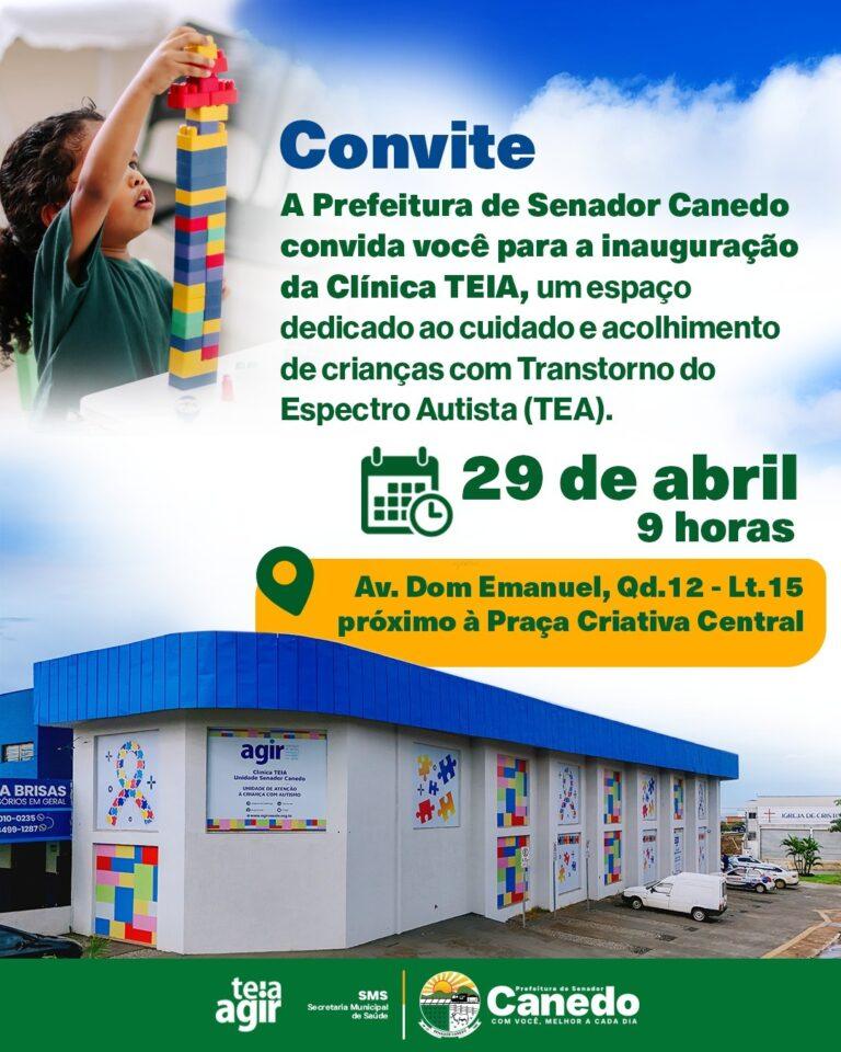 Senador Canedo inaugura  na próxima terça-feira (29),clínica Teia